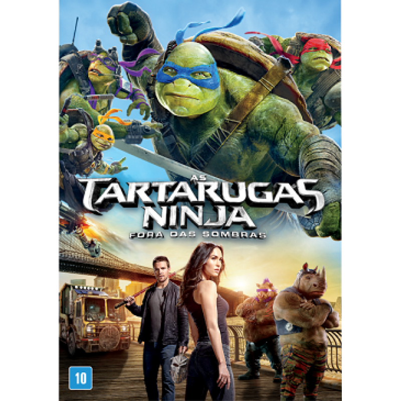 DVD As Tartarugas Ninja - Fora das Sombras